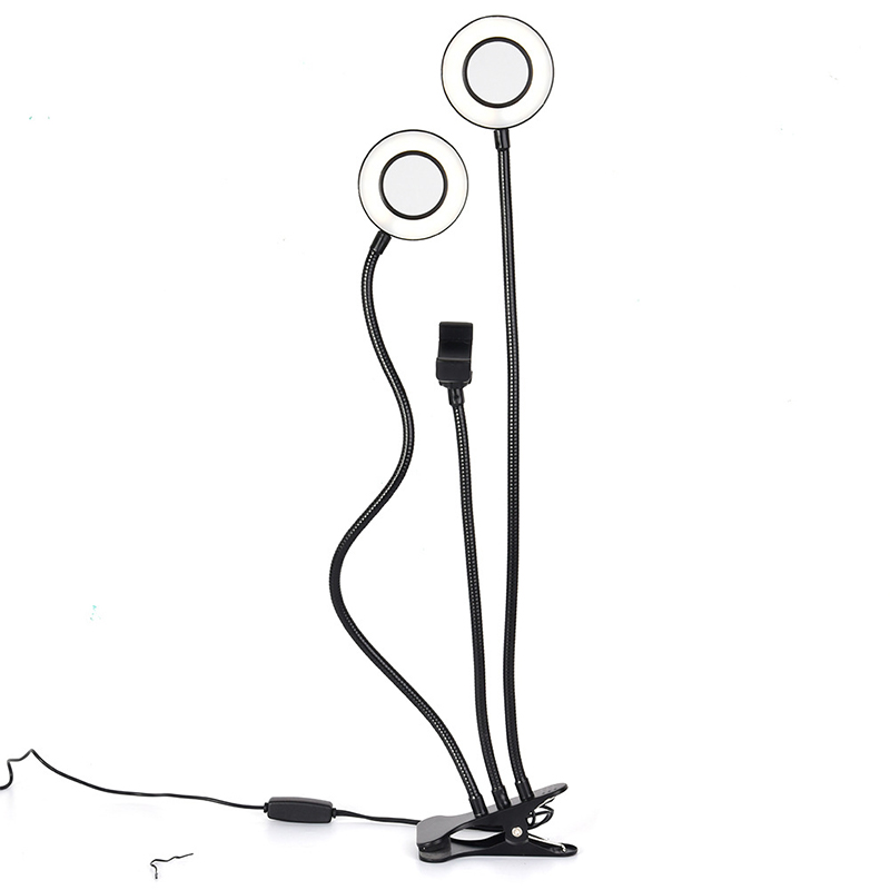 Lumină de umplere Beauty Selfie Stand Desktop Clip Light