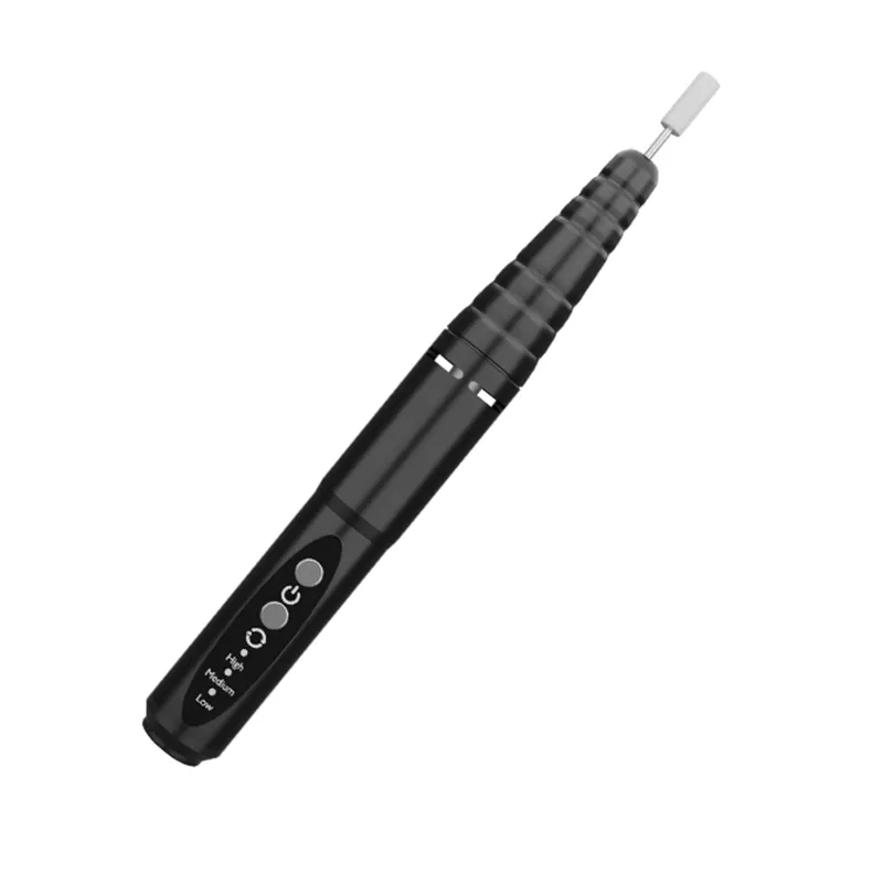 Mini pilă portabilă pentru unghii cu gel în formă de stilou